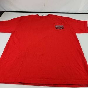 Harley-Davidson Mens Graphic T-Shirt Red Orlando Florida Double Sided Crew XL